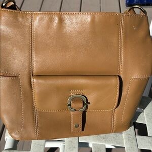 Naturalizer Leather Tan Shoulder Bag